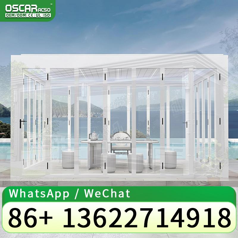 Outdoor Furniture Luxury - Pergola Atap Tetap Mewah Bioklimatik Aluminium