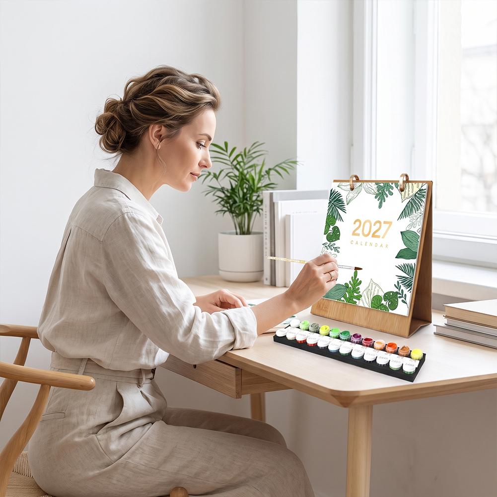 Kalender Meja Lukis DIY 2027 d - Outdoor Furniture Wood ulasan dan harga