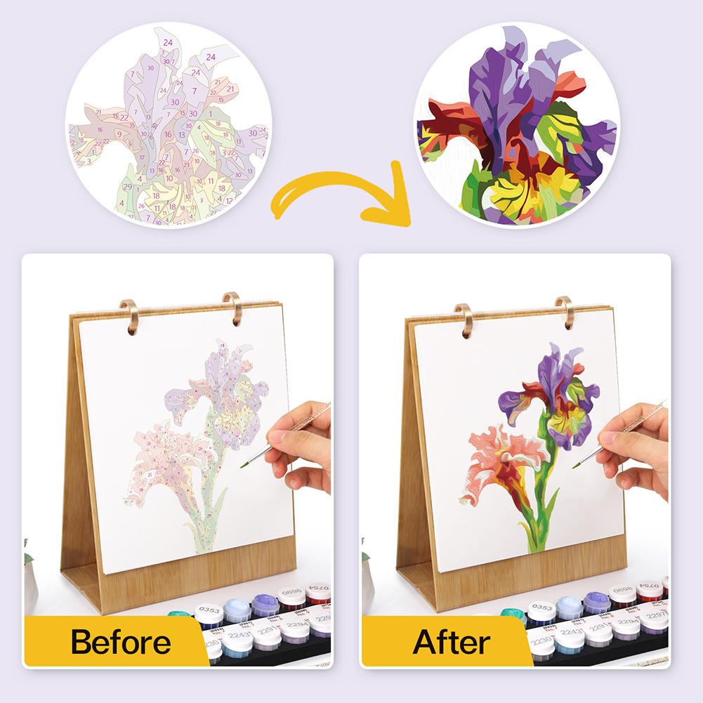 Kalender Meja Lukis DIY 2027 d - Outdoor Furniture Wood ulasan dan harga