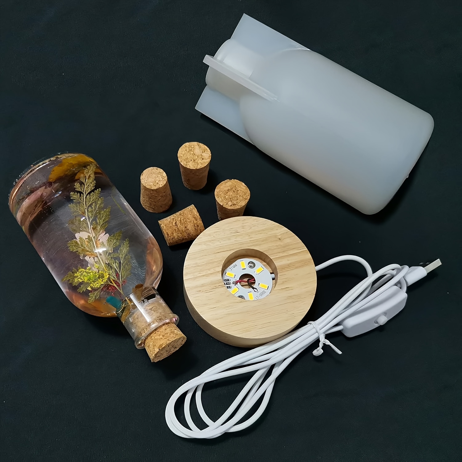 Set Cetakan Resin Lampu Botol  - Outdoor Furniture Wood ulasan dan harga