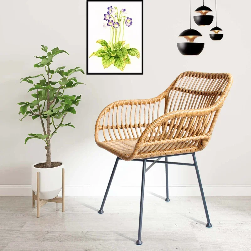 Kursi Makan Nordik untuk Dapur - Outdoor Furniture Metal Chairs ulasan dan harga