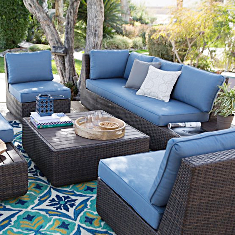 Sofa Luar Ruangan Halaman Rota - Outdoor Furniture Metal Chairs ulasan dan harga